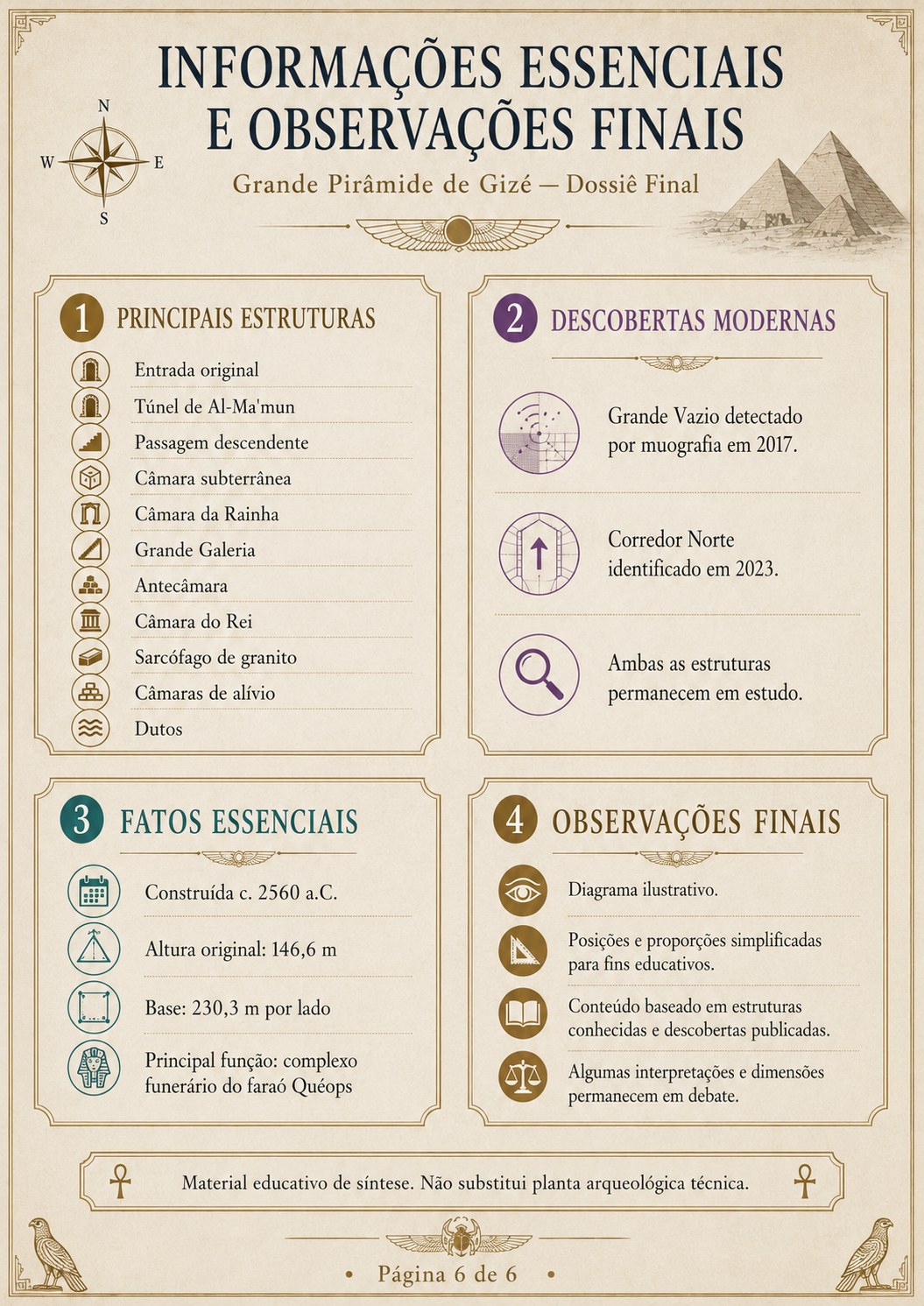 Informações essenciais e observações finais